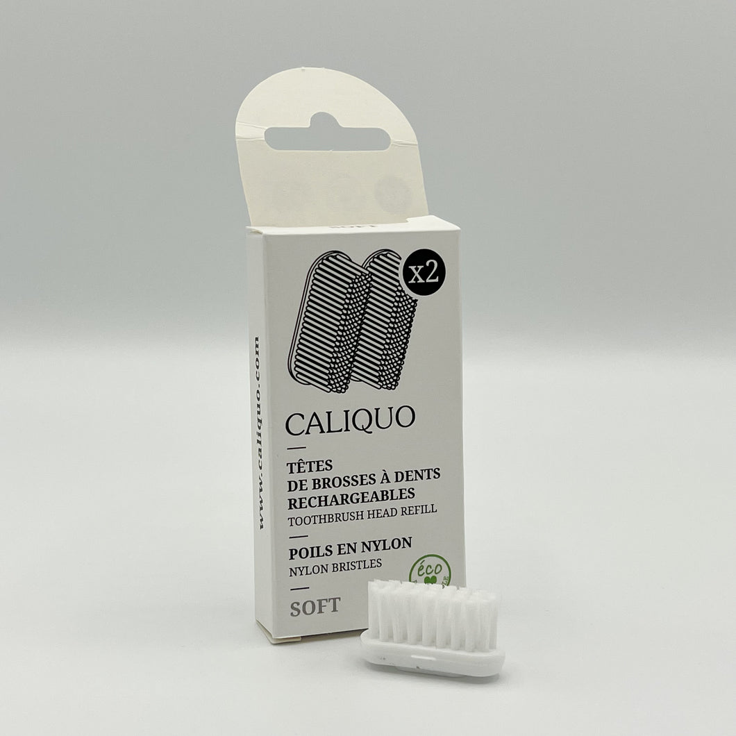 CALIQUO 2 recharges pour brosse à dents